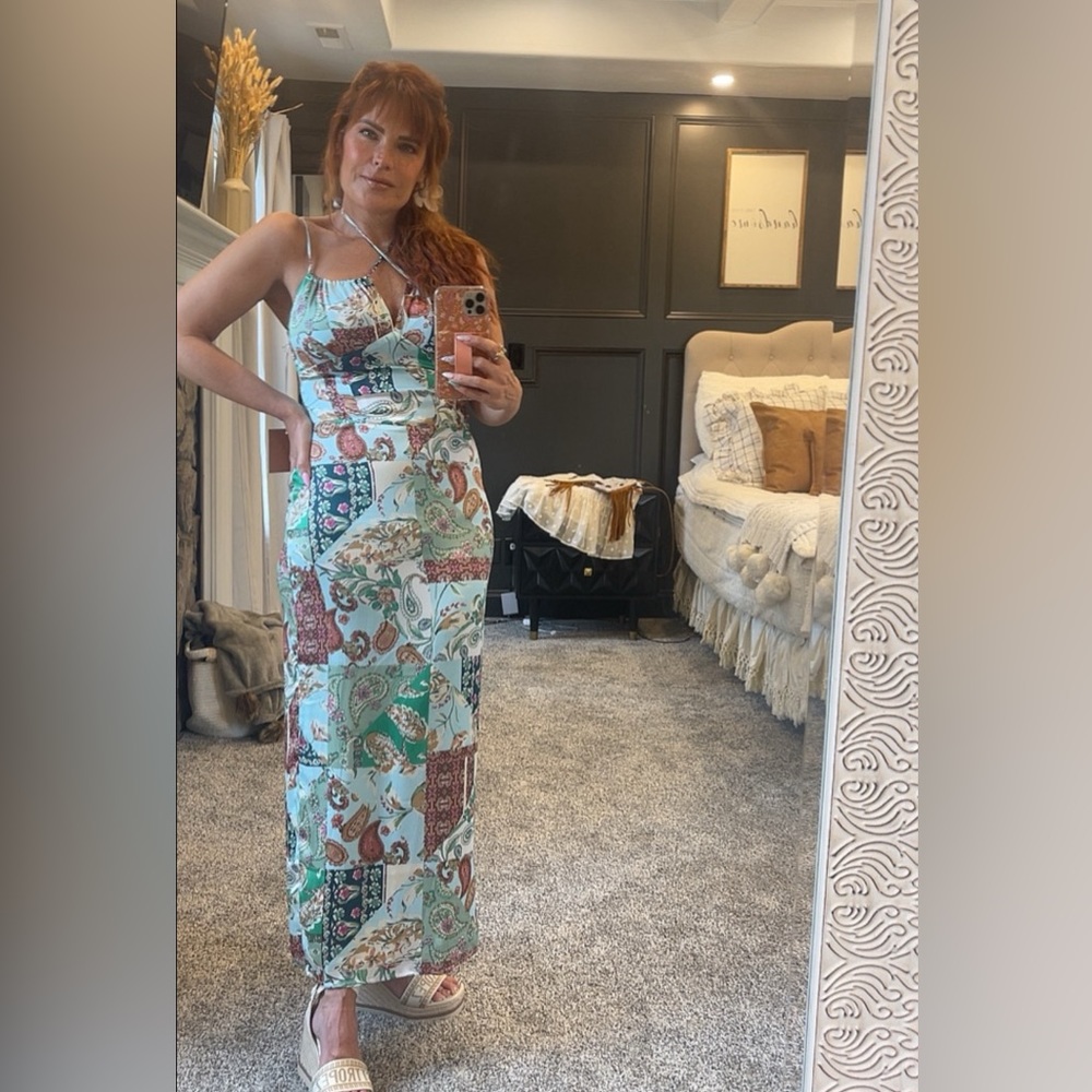 Boho Paisley Dress! Brand New, with tags! - Picture 1 of 3